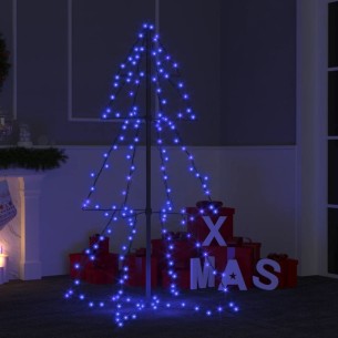 Коледна елха конус, 160 LED, за закрито и открито, 78x120 см