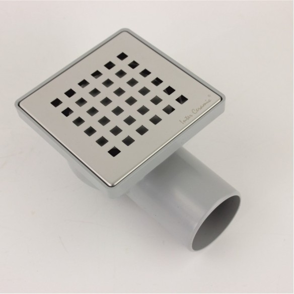 Подов лентов сифон 10х10х7см хром ICD 6410 C INTER CERAMIC