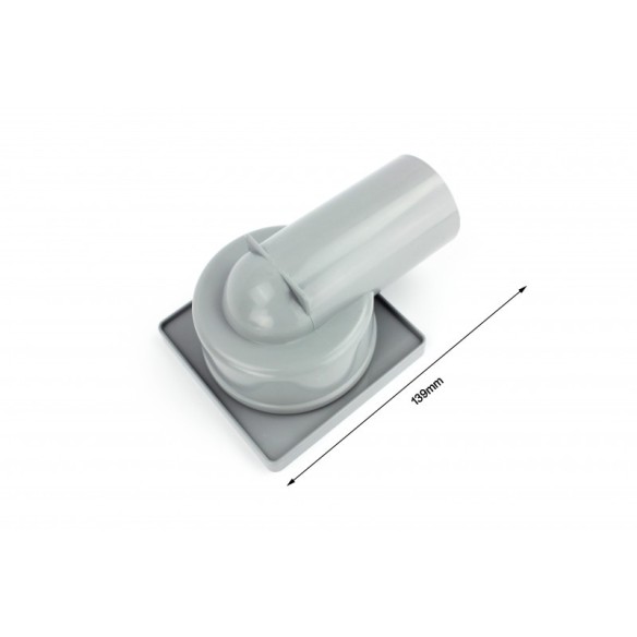 Подов лентов сифон 10х10х7см хром ICD 6414 C INTER CERAMIC