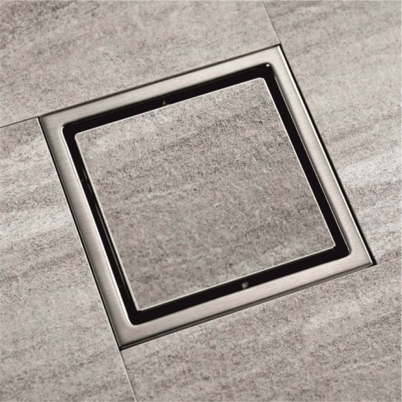 Подов лентов сифон 15х15х7см хром INTER CERAMIC - 2