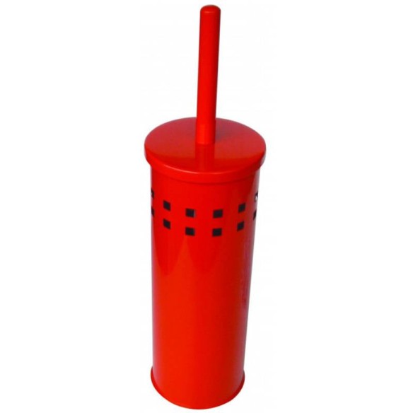 Четка за тоалетна чиния червена INTER CERAMIC - 1