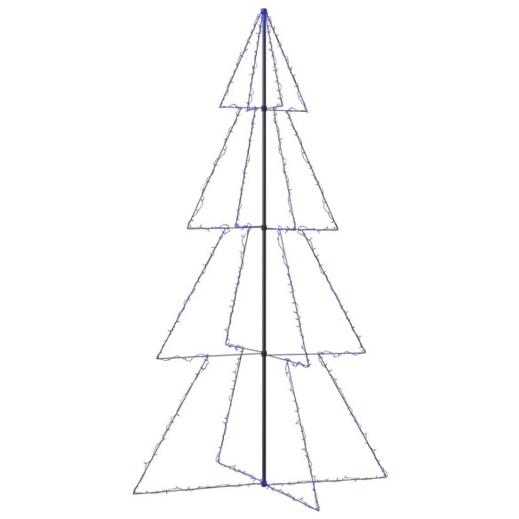 Коледна елха конус, 360 LED, закрито и открито, 143x250 см