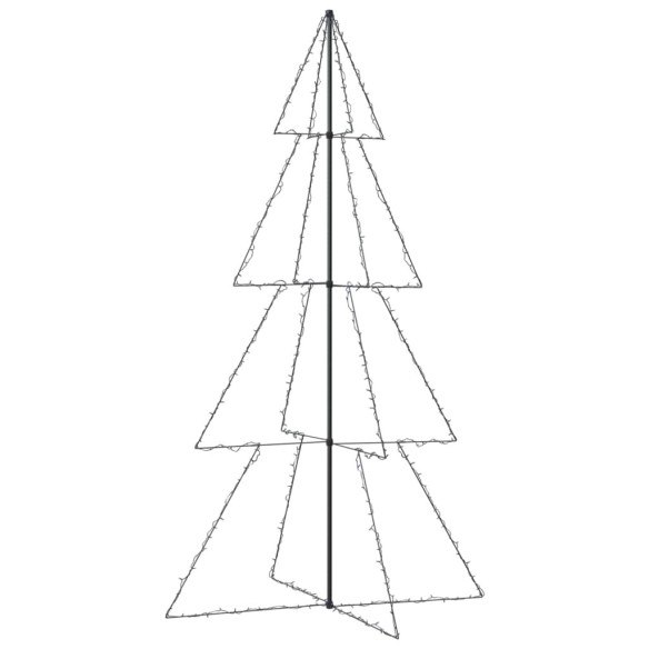 Коледна елха конус, 360 LED, закрито и открито, 143x250 см