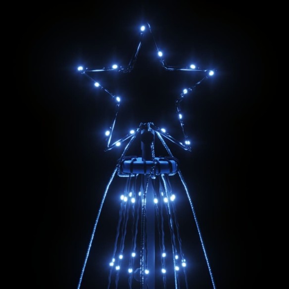 Коледна елха с шип, синя, 1134 LED, 800 см