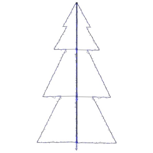 Коледна елха конус, 300 LED, закрито и открито, 120x220 см