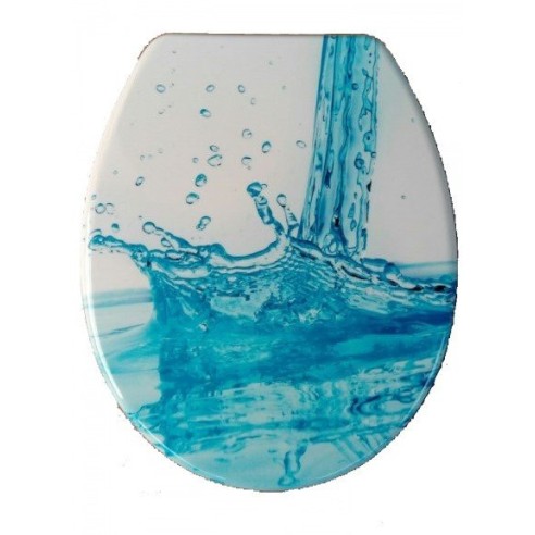 Тоалетна седалка с плавно затваряне 45.5х37.3см INTER CERAMIC - 2