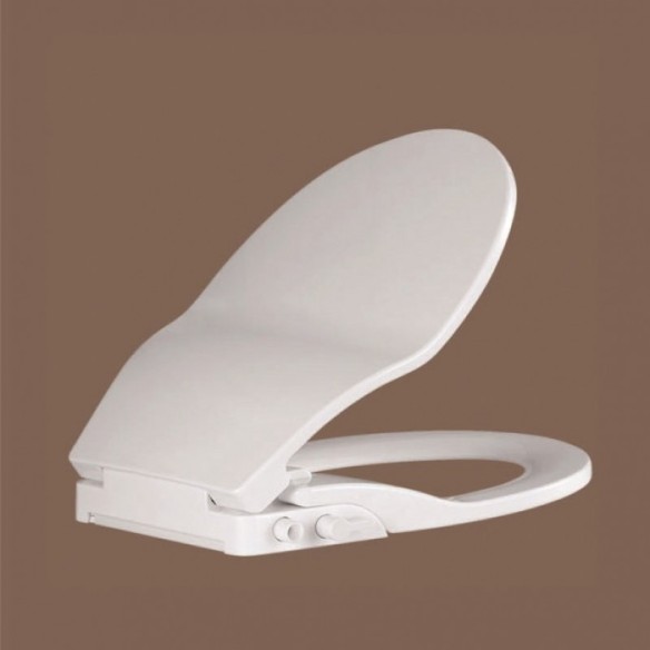 Тоалетна седалка с функция биде 47х36х10см бяла INTER CERAMIC - 1