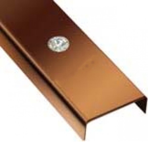 Декоративна лайстна 1.5x270 см Copper BRCL1560 TESAY ➤ топ цена ➤ dshome.bg