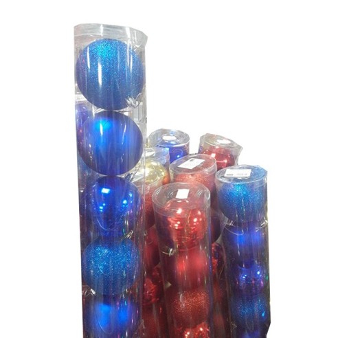 Коледни топки Ø8 см 6 бр. ➤ топ цена ➤ dshome.bg