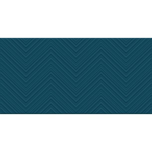 Фаянс Blue Mat Chevron 30x60 - син - Ceramica Color ➤ топ цена ➤ dshome.bg