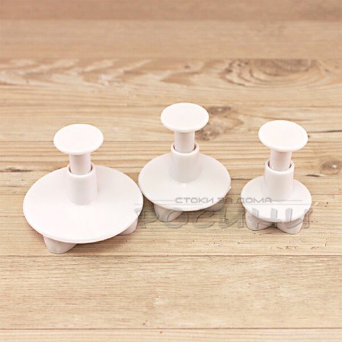 Форми за сладки Пеперуди с бутало и печат 3 бр. ➤ топ цена ➤ dshome.bg