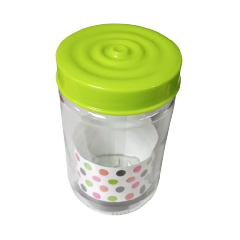 Буркан за съхранение с цветен капак 0.6 л HEREVIN ➤ топ цена ➤ dshome.bg