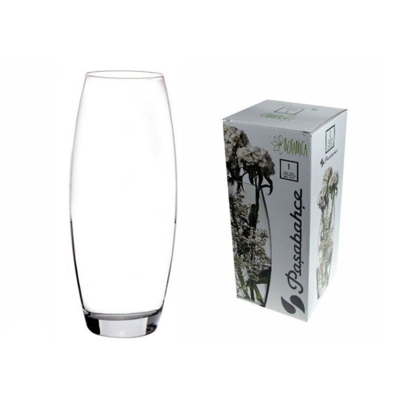 Тумбеста ваза 26 см Botanica PASABAHCE ➤ топ цена ➤ dshome.bg