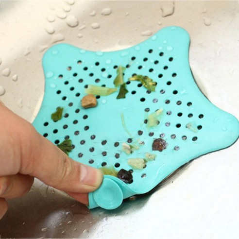 Силиконова цедка Звезда с вакуум за мивка 15 см ➤ топ цена ➤ dshome.bg