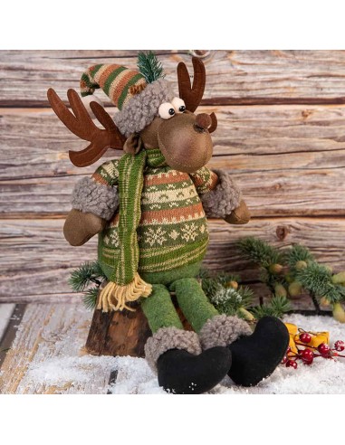 Коледен декоративен елен Грацията на коледната гора