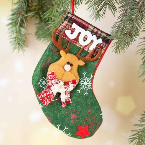 Коледен чорап за елха Незабравими моменти ➤ топ цена ➤ dshome.bg