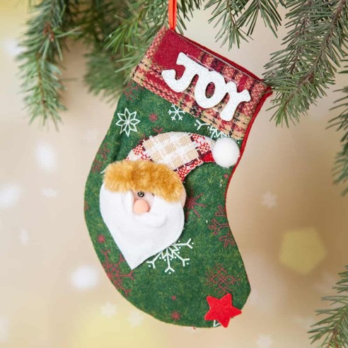 Коледен чорап за елха Незабравими моменти ➤ топ цена ➤ dshome.bg