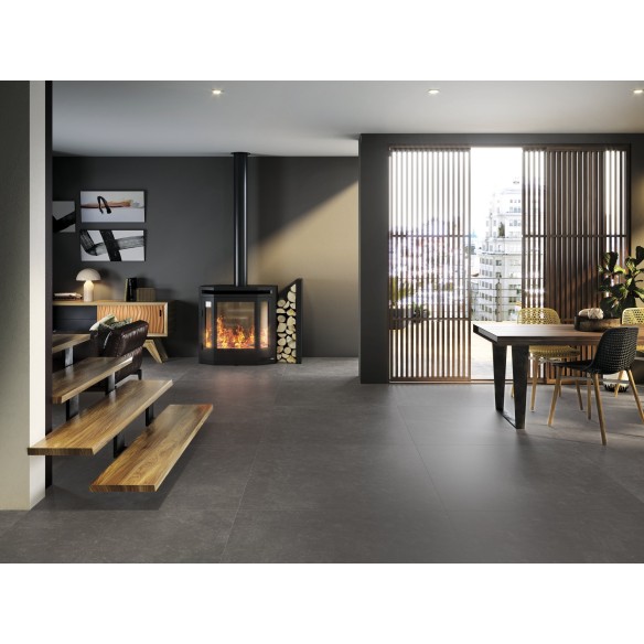 Гранитогрес Toga Black Rect 60x120 см - Черен - Azulejos Benadresa ➤ топ цена ➤ dshome.bg