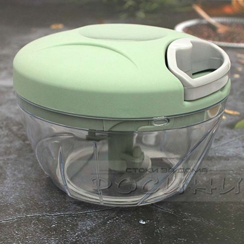 Ръчен чопър с въже и 3 ножа 500 мл ➤ топ цена ➤ dshome.bg