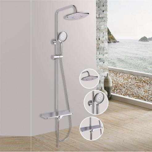 Телескопично тръбно окачване Кристи хром INTER CERAMIC - 2