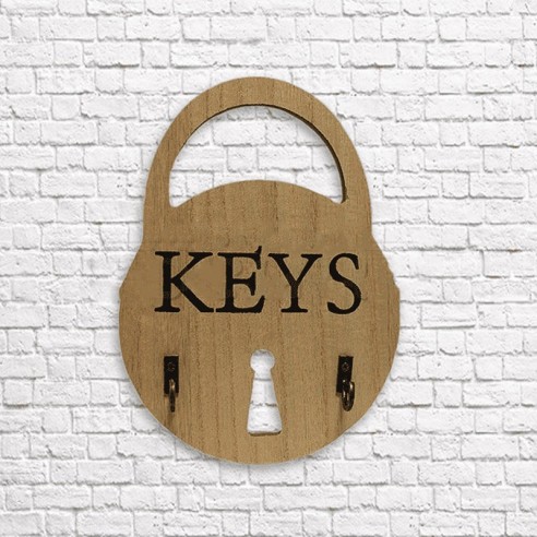 Дървена закачалка за ключове Keys