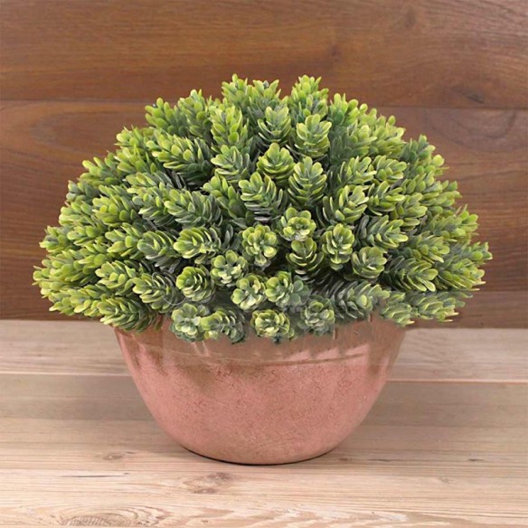 Изкуствен храст в кашпа тип топка Ø18x16 см ➤ топ цена ➤ dshome.bg