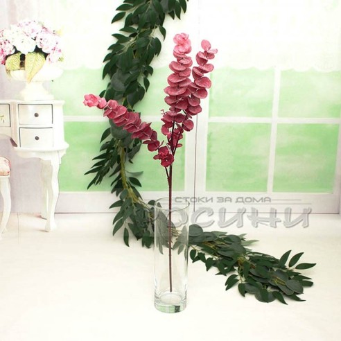 Декоративен стрък Цветен евкалипт 75 см ➤ топ цена ➤ dshome.bg