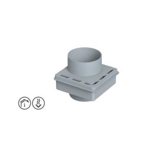 Ъглов сифон за тераса Ф100 мм Maxiflow MERTINOX ➤ топ цена ➤ dshome.bg