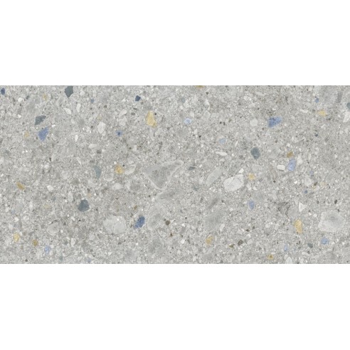 Гранитогрес Stracciatella Cenere Rect 60×120 см - Пъстър, Сив - Baldocer