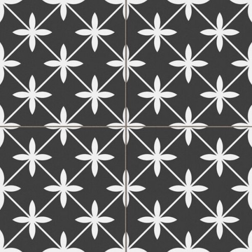 Гранитогрес Star Black Pre 45×45 см - Черен - Prissmacer