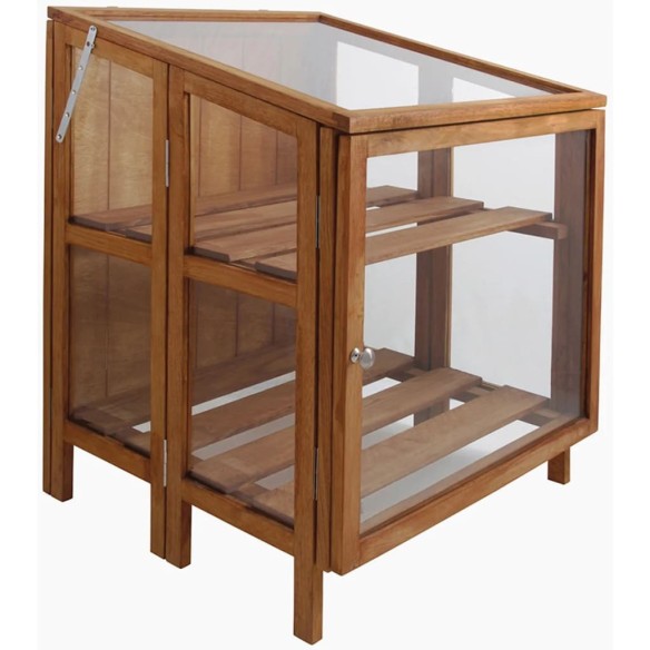 Esschert Design Парник, твърдо дърво, малък, GT32