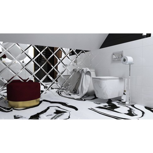 Гранитогрес Panda White 60x120 см бялo/черно ECOCERAMIC ➤ топ цена ➤ dshome.bg