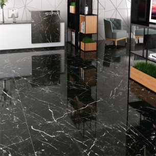 Гранитогрес Verdi Negro Pol 60x120 см черен ECOCERAMIC ➤ топ цена ➤ dshome.bg
