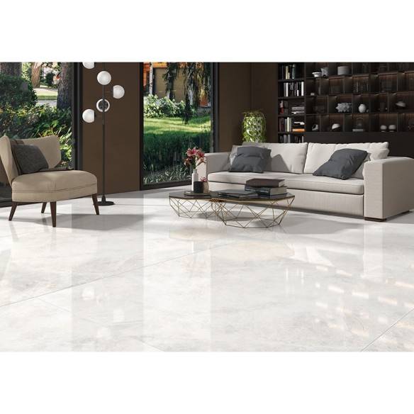 Гранитогрес Verdi Blanco Pol 60x120 см бял ECOCERAMIC ➤ топ цена ➤ dshome.bg