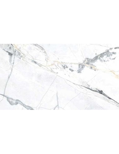 Гранитогрес Olympia white 60x120 см - Бял, сив - ECOCERAMIC