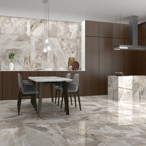 Гранитогрес Iceland Topaz 60x120 см слонова кост ECOCERAMIC ➤ топ цена ➤ dshome.bg