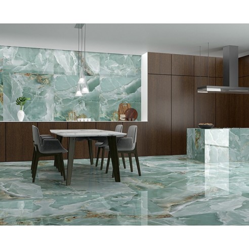 Гранитогрес Iceland Mint 60x120 см зелен ECOCERAMIC ➤ топ цена ➤ dshome.bg