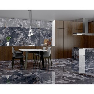 Гранитогрес Iceland Midnight 60x120 см ECOCERAMIC ➤ топ цена ➤ dshome.bg