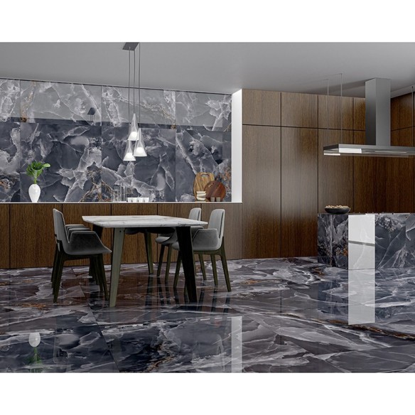 Гранитогрес Iceland Midnight 60x120 см ECOCERAMIC ➤ топ цена ➤ dshome.bg