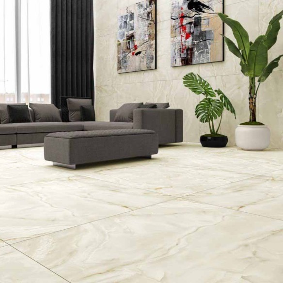 Гранитогрес Eternal Beige Pol 60x120 см бежов ECOCERAMIC ➤ топ цена ➤ dshome.bg