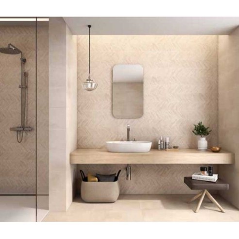 Гранитогрес Eclectic Marfil 25x70 см крем ECOCERAMIC ➤ топ цена ➤ dshome.bg