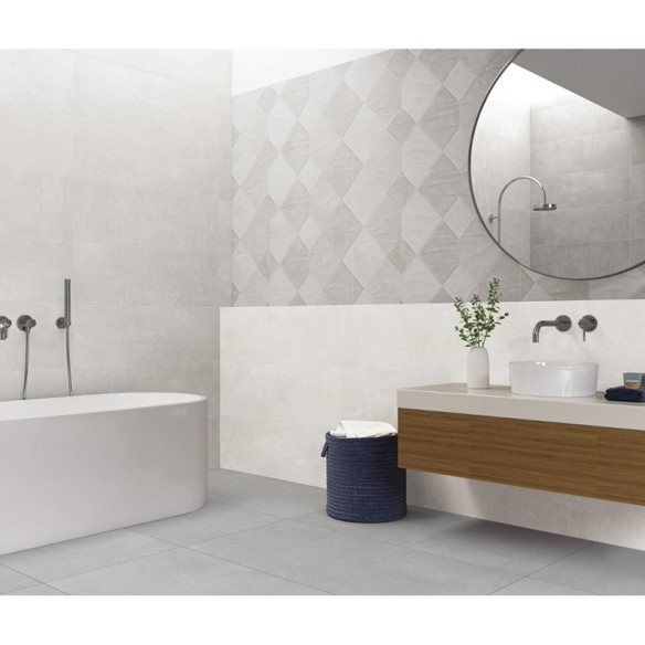 Фаянс Berlin White Mate 31.6x60 см сребрист ECOCERAMIC ➤ топ цена ➤ dshome.bg