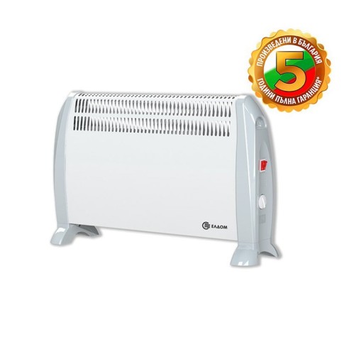 Подов конвектор 2 kW бял CF2000 ELDOM ➤ топ цена ➤ dshome.bg