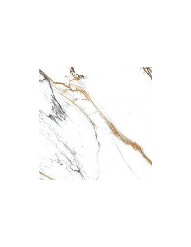 Гранитогрес Oikos Gold 60×60 см - Бял, златист - Geotiles
