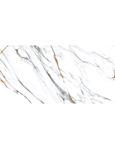Гранитогрес Oikos Gold 60x120 см - Бял, златист - Geotiles