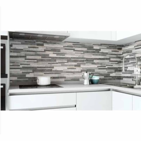 Гранитогрес Azteca Grafito 17x52 см графит ECOCERAMIC ➤ топ цена ➤ dshome.bg