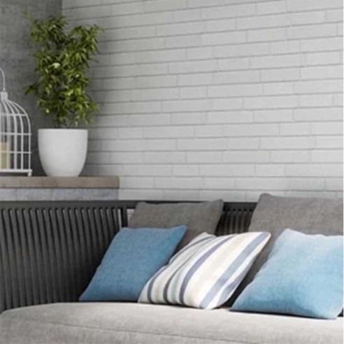 Гранитогрес Apalache Bianco 17x52 см бял ECOCERAMIC ➤ топ цена ➤ dshome.bg