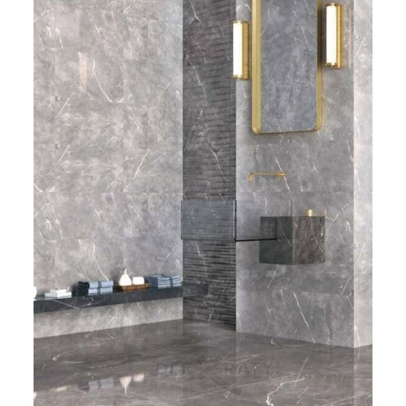 Гранитогрес Akropolis Grey 60.8x60.8 см сив ECOCERAMIC ➤ топ цена ➤ dshome.bg