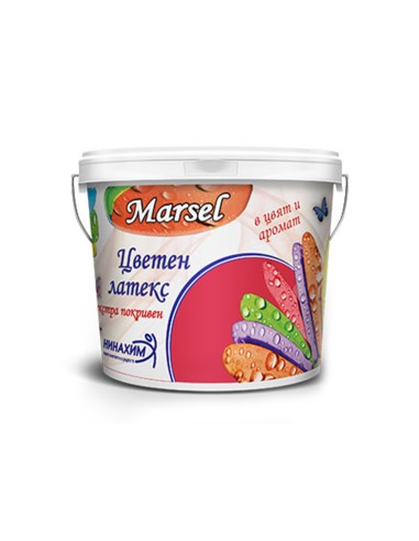 Есктра покривен цветен латекс цвят сахара Marsel 25 кг Нинахим - 2