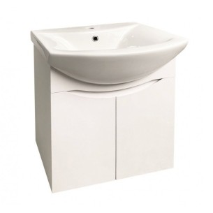 Комплект за баня шкаф с мивка + огледален шкаф Дая INTER CERAMIC ➤ топ цена ➤ dshome.bg 2